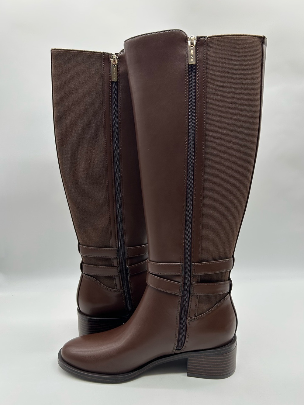 Unisa Waylee-J Brown Knee High Riding Boots Side Zipper Women’s Size 6.5M NWB - Picture 7 of 12